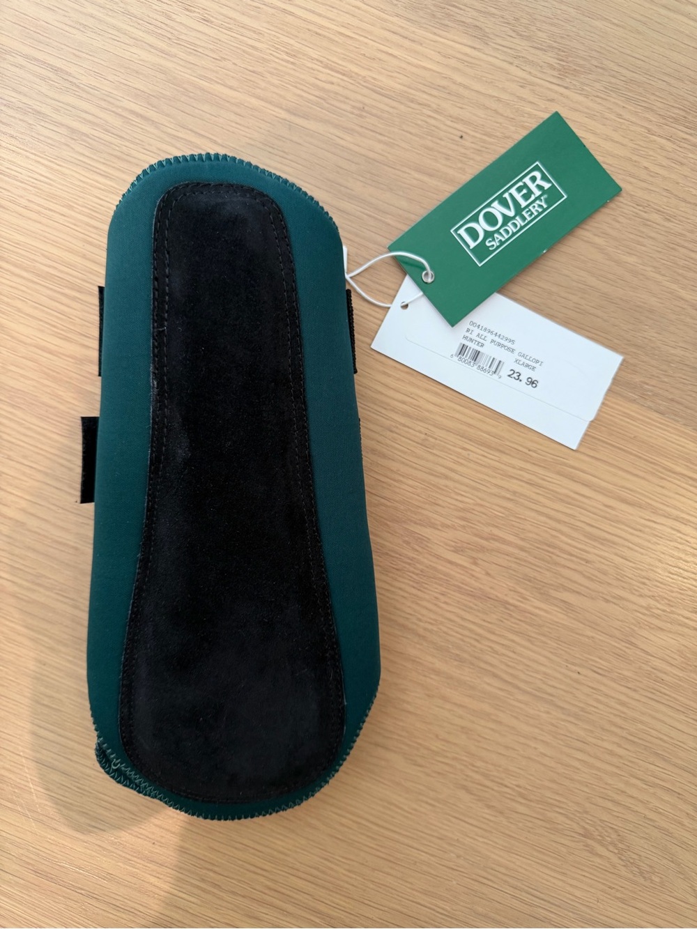 Dover Saddlery DS Horse Galloping Splint Boots XL Hunter Green NWT